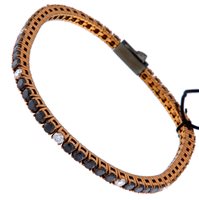 Bracciale John Richmond Uomo in Titanio Diamante Lab Grown JRTM15RB - JRTM15RB